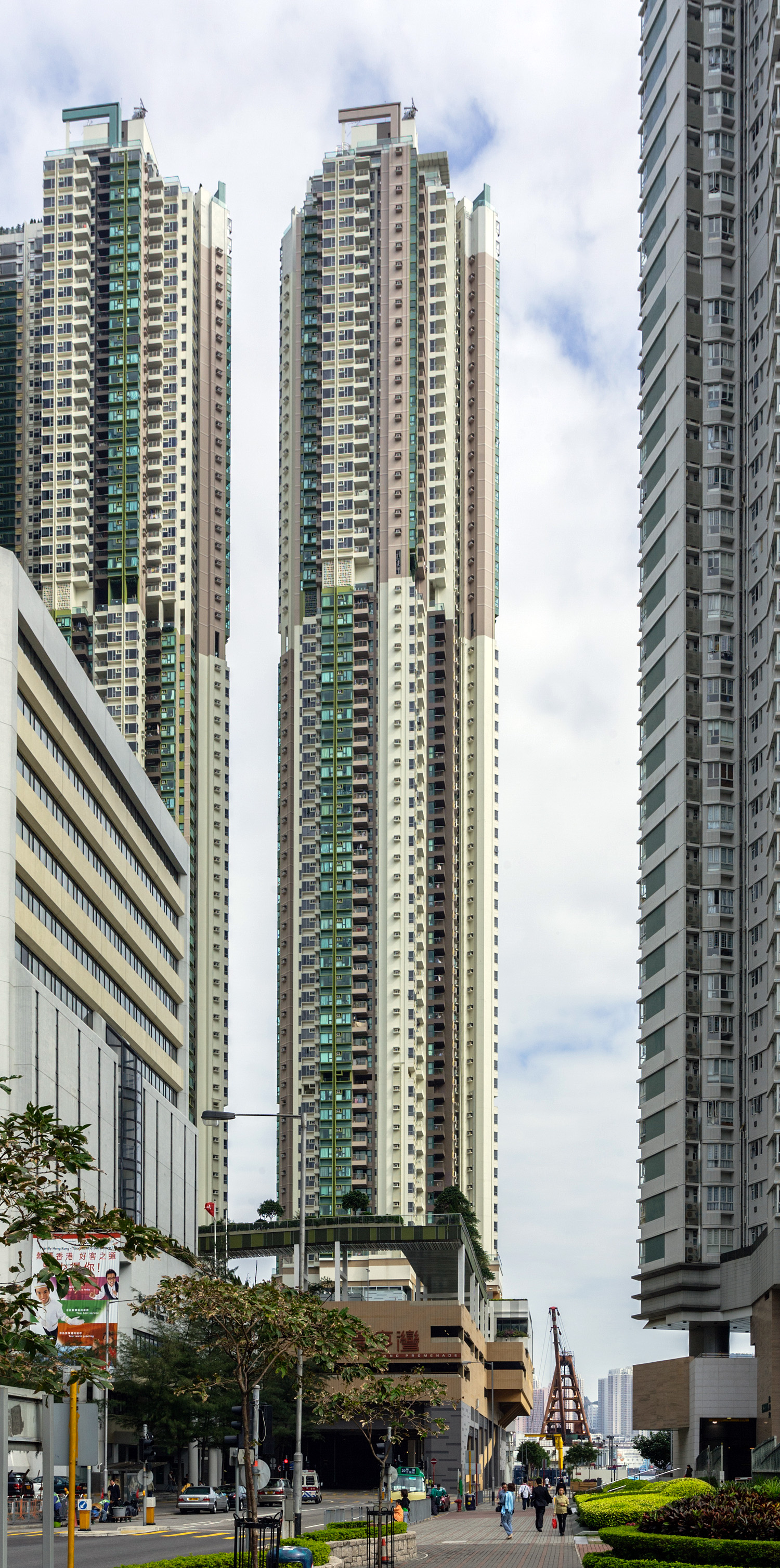 Grand Promenade Tower 6, Hong Kong - View from the southwest. © Mathias Beinling